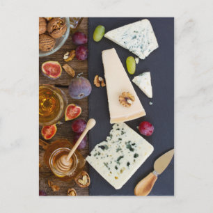 Chheese plate postcard