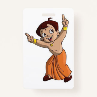 "Chhota Bheem Adventure Clipboard: Where Fun Meets ID Badge