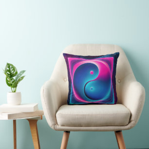 Chi Fusion: Vibrant Yin Yang Energies Cushion