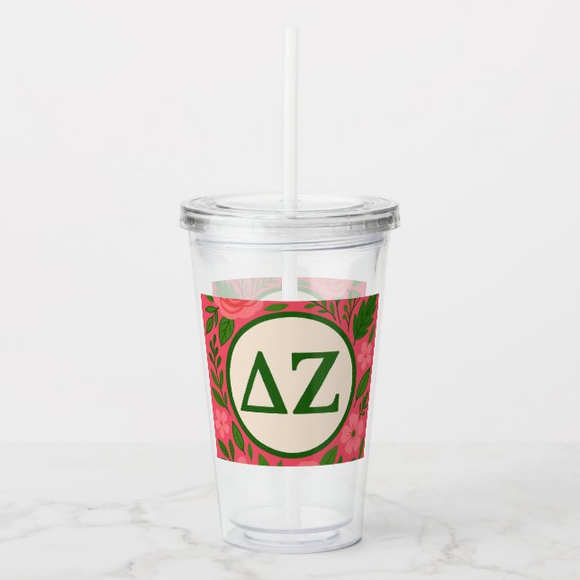 Chi Omega Acrylic Tumbler (Front)