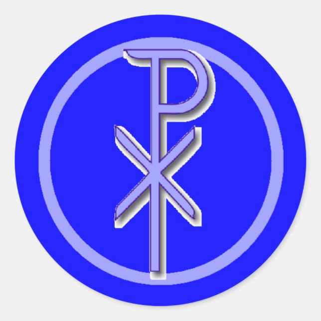 CHI-RHO Christ Sticker (Front)