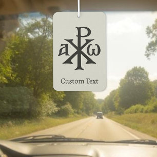Chi Rho Christogram Car Air Freshener