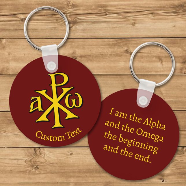 Chi Rho Christogram Key Ring (Creator Uploaded)