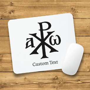 Chi Rho Christogram Mouse Pad
