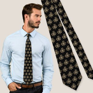 Chi Rho Christogram Pattern Tie