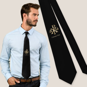 Chi Rho Christogram Tie