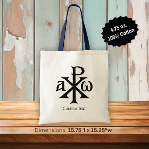 Chi Rho Christogram Tote Bag