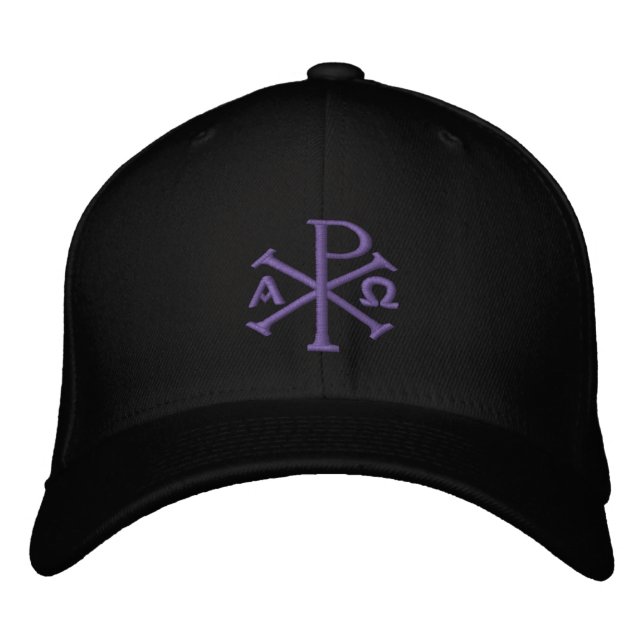 Chi Rho Embroidered Hat (Front)