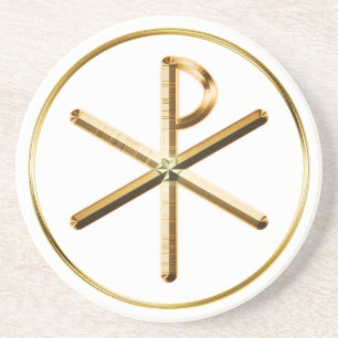Chi-Rho glow Coaster