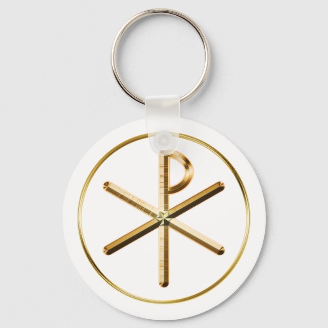 Chi-Rho glow Key Ring (Front)