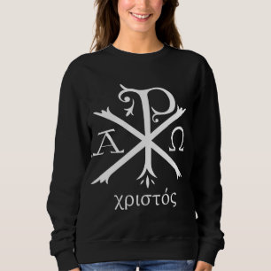 Chi Rho Jesus Christ Christian Ancient Monogram Sweatshirt