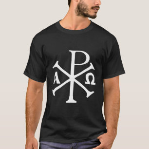 Chi Rho Jesus Christ Christogram Christian Religio T-Shirt