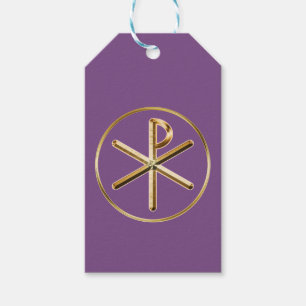 Chi-rho symbol gift tags