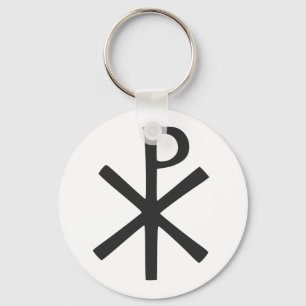 Chi Rho symbol Key Ring