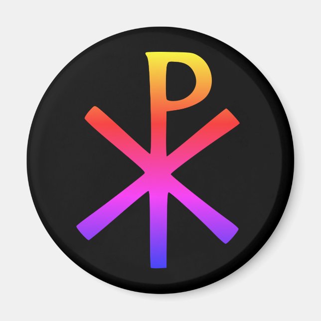 Chi Rho symbol Magnet (Front)