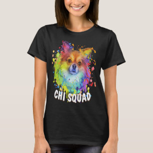 Chi Squad Chihuahua Fur Mum Chiwawa Fur Dad Animal T-Shirt