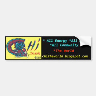 Chi The World Bumper Sticker