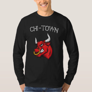 Chi Town Bull Chicago Fans Basketball 23 For Men W T-Shirt