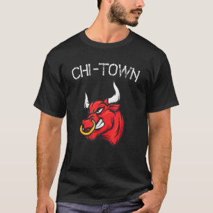 Chi Town Bull Chicago Fans Basketball 23 For Men W T-Shirt