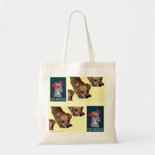 Chi-weenie Tote Bag (Front)
