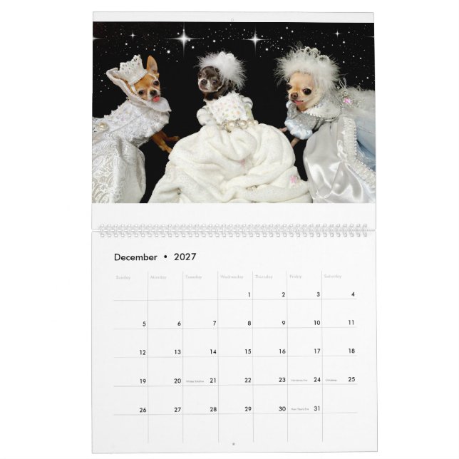 Chi Yum Yum 2016 Calendar (Dec 2027)