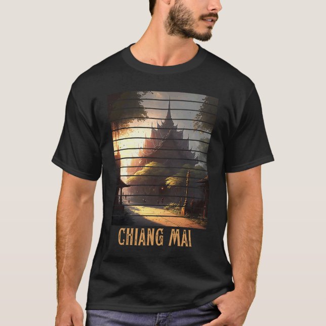 Chiang Mai Thailand, Backpacking and Digital Nomad T-Shirt (Front)