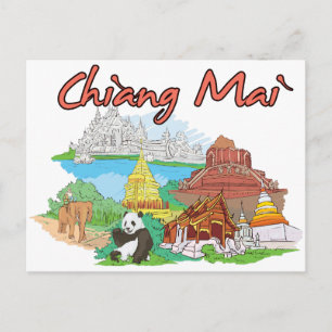 Chiang Mai, Thailand Famous Postcard