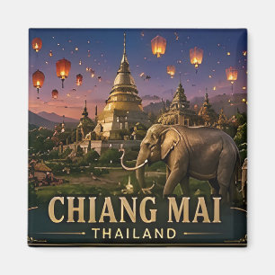 🧲 Chiang Mai Thailand Travel Memory For Visitors Magnet