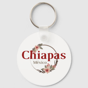 Chiapas Mexico Travel Destination Bridesmaid  Key Ring