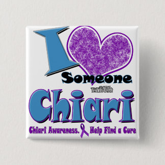 Chiari Awareness 15 Cm Square Badge