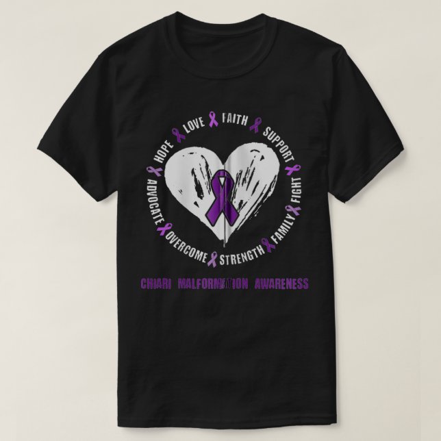 Chiari Malformation Awareness Arnold Chiari Malfor T-Shirt (Design Front)