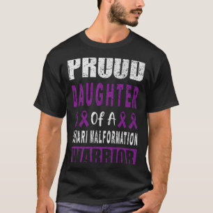 Chiari Malformation Awareness Daughter Support Pur T-Shirt