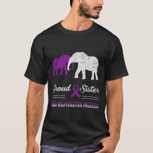 Chiari Malformation Awareness Elephant Sister Supp T-Shirt