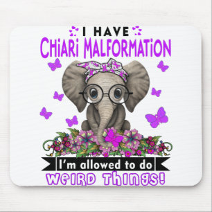 Chiari Malformation Awareness Month Ribbon Gifts Mouse Pad