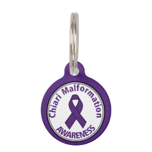 Chiari Malformation Awareness Personalised Pet Tag