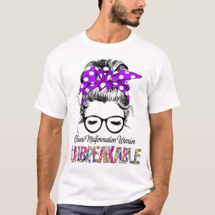 Chiari Malformation Awareness Ribbon Support Gifts T-Shirt