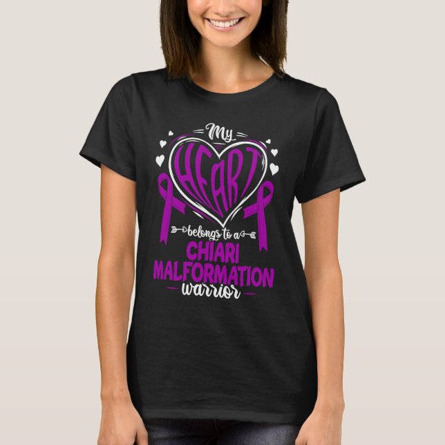 Chiari Malformation Awareness T-Shirt (Front)