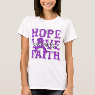 Chiari Malformation Hope Love Faith Survivor T-Shirt
