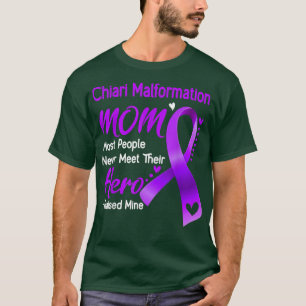 Chiari Malformation Mum I Raised Mine Ribbon Love T-Shirt