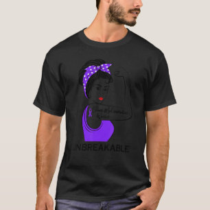 Chiari Malformation Warrior Unbreakable Awareness T-Shirt