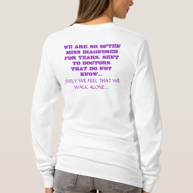 CHIARIANS; WE WALK  ALONE... T-Shirt (Back)