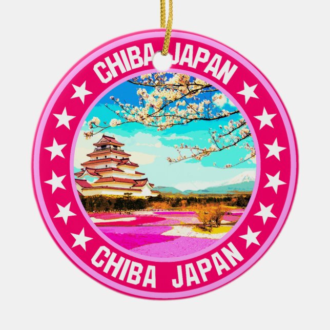 Chiba                                              ceramic ornament (Front)
