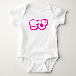Chibi ちび Japanese Nihongo Hiragana Script Baby Bodysuit
