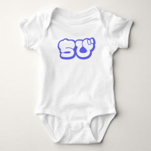 Chibi ちび Japanese Nihongo Hiragana Script Baby Bodysuit