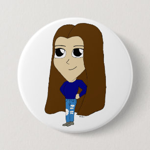 chibi 7.5 cm round badge