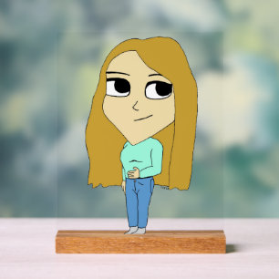 chibi   acrylic sign