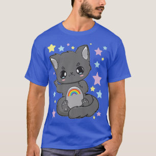 Chibi Anime Cat Fairy Kei Neko Yume Kawaii Feline  T-Shirt