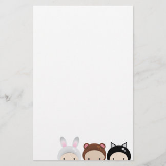 Chibi Baby Animals Stationery