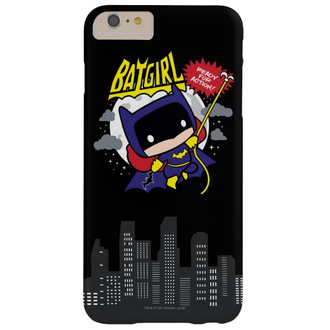 Chibi Batgirl Ready For Action Case-Mate iPhone Case (Back)