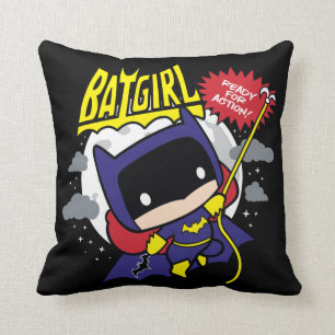 Chibi Batgirl Ready For Action Cushion